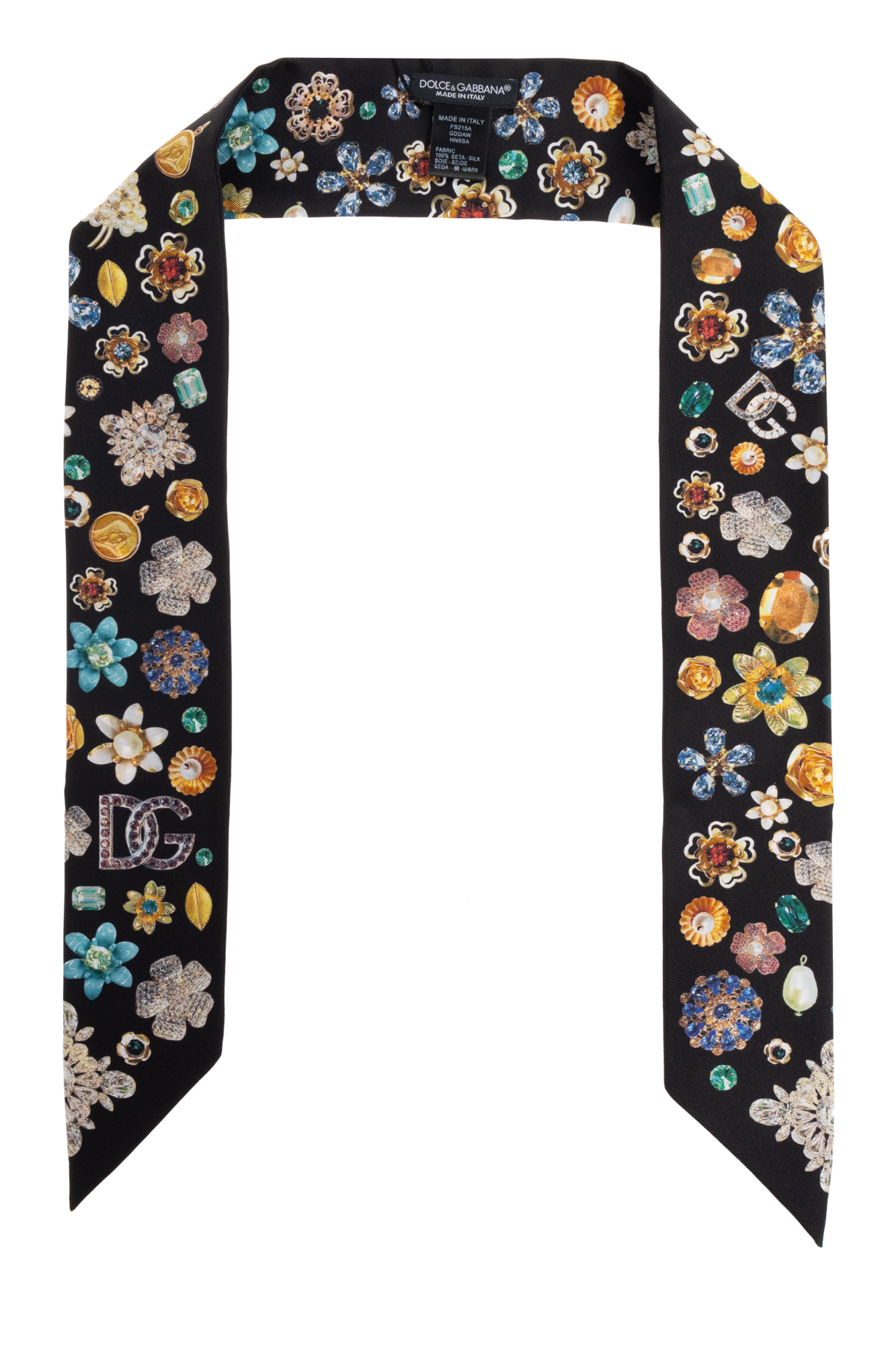 Black Silk scarf Dolce & Gabbana - Vitkac Canada
